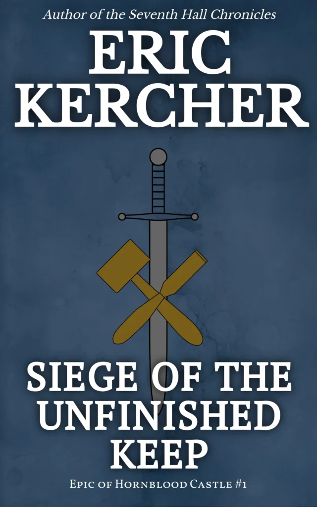 A sword, hammer, and chisel