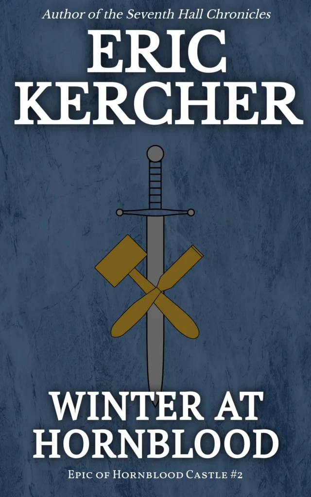 A sword, hammer, and chisel